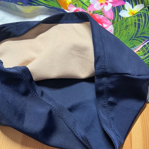 Tropical Floral Women's Swim One Piece - Picture 9 of 10